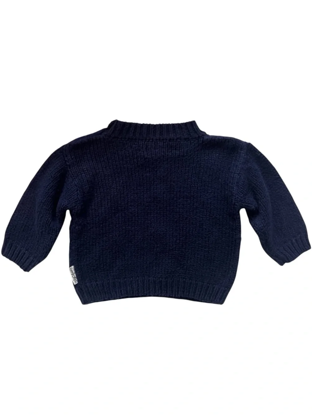 Vintage 90s Baby Boy Navy Blue Nautical Sweater